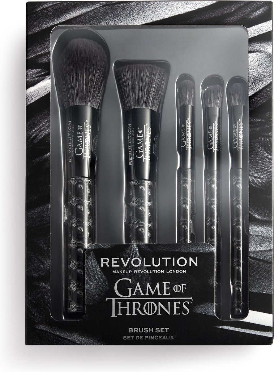 Makeup Revolution x Game Of Thrones 3 Eyed Raven Brush Set - Make-up Kwasten