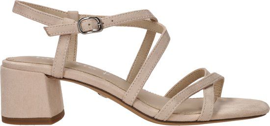 Tamaris Sandalettes - Women - Beige - Size 38 - Wedge Heel - Textile - Spring/Summer 2024