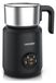 Arendo Induction Milk Frother MILK SPACE, 4-in-1 milk warmer, 550 W, 200 ml foam, 420 ml milk, stainless steel jug dishwasher-safe, fill indicator, automatic shut-off, black
