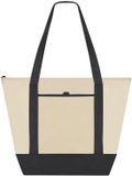 Merkloos Koeltas Breezy - zwart - boodschappen - 14 liter - 45 x 34 x 15 cm - shopper model