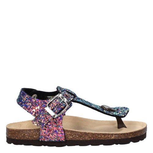 Nelson Kids sandalen multi Meisjes Imitatieleer - maat 36 - glitter