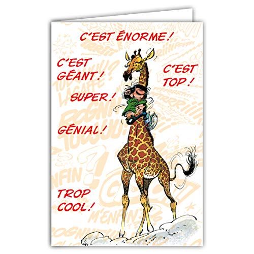 Verjaardagskaart Gaston Lagaffe C'est Enorme