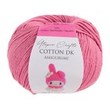 Utopia Crafts Amigurumi Katoenen DK-garen om te haken en te breien, 50% katoen, 50% gemengd acryl, 50 g (1, lichtroze)