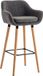 OutdoorMatch Theodora Tabouret de bar Gris foncé
