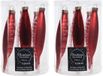 Inge-glas Decoris Kerstbal Pegels - 12 stuks - Rood - 15 cm - Glas
