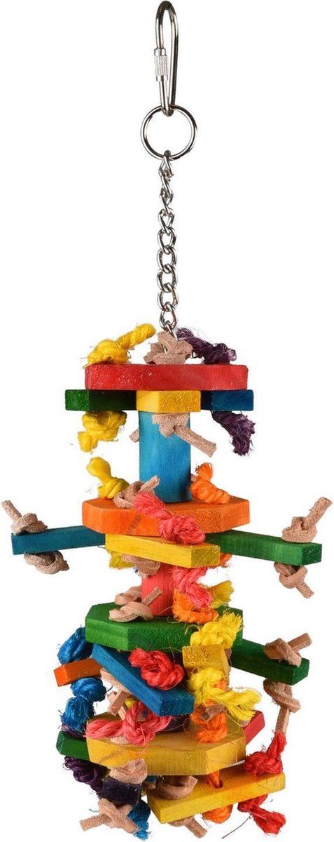 FLAMINGO Vogelspeelgoed Kooihanger Rainbow Ace - Multicolor