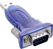 InLine USB-naar-serieel-adapter, ST A naar 9-pin Sub D ST, met USB-kabel 0,8m