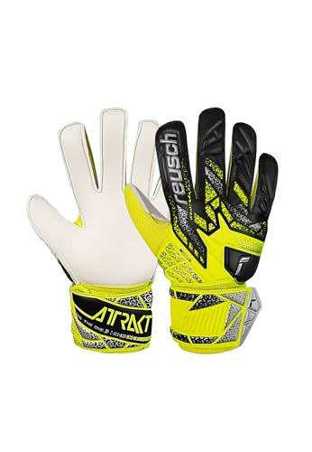 Reusch Attrakt Solid Junior Keepershandschoenen Geel 4