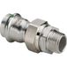 Viega Sanpress Inox Raccord 438302 22mmxr 3/4, Acier Inoxydable, Joint Plat, Sc-contur