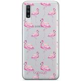 ERT GROUP mobiel telefoonhoesje voor Samsung A70 origineel en officieel erkend Babaco patroon Flamingo 005 optimaal aangepast aan de vorm van de mobiele telefoon, gedeeltelijk bedrukt