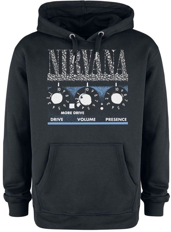 Nirvana Amplified Collection - More Drive Heren Trui met capuchon - zwart - L