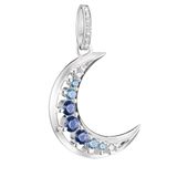 Thomas Sabo Pendentif lune, alliage premium plaqué or 18k