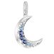 Thomas Sabo Pendentif lune, alliage premium plaqué or 18k