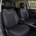 BREMER SITZBEZÜGE Autostoelhoezen compatibel met Honda Jazz 4 GR bestuurder & passagiersset vanaf 2020 / autostoelbekledingen set autostoelhoezen 2-pack in zwart