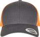 Flexfit Retro Trucker 2-Tone charcoal/neon orange one size Pet - Grijs/Oranje