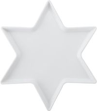 Mikasa Platters Chalk Porselein Wit Stervormig 30x18cm