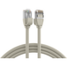 Patchkabel RJ45 Patchkabel Cat.6A U/FTP TPE, 4mm ultraflex grau 2m
