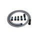 Cen-Tec Systems 94698 Quick Click 10 Ft. slang voor thuis en winkel stofzuigers met uitgebreide multi-merk Power Tool Adapter Set voor stofverzameling, zilver
