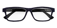 Corpootto Jeans leesbril zwart + 3,00-20g