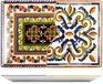 H&h rechthoekig Positano aardewerk bord 34x22 cm