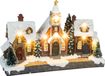 LED-kerststad 26,5 cm kerstdorp kerstscène tafeldecoratie Beleuchtung Haus beleuchtet
