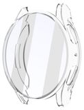 Wigento Samsung Galaxy Watch 7 40mm TPU Electroplated Full Cover Transparent Protective Case