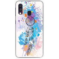1001 coques Samsung Galaxy A40 dreamcatcher color bedrukt siliconen hoesje