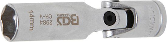 Bougiedop 14 mm kniegewricht 3/8" BGS 2984