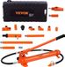 VEVOR Hydraulische Auto Jack Luchtpomp 10T Lucht Hydraulische Jack 135mm Slag Rood Inclusief 100/195/300/500mm Verlengstuk Elektrostatische Poeder Spray Auto Reparatie
