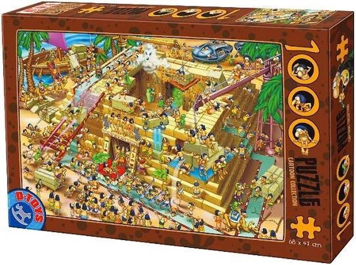 dtoys Cartoon Pyramide Bouwen Puzzel 1000 Stukjes