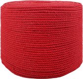 vidaXL Katoenen touw 8 mm 50 m rood