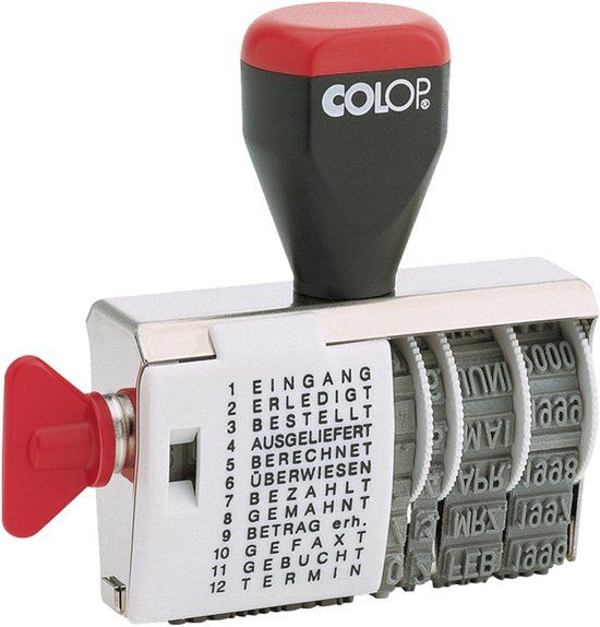 Colop Tekstbandstempel met datum