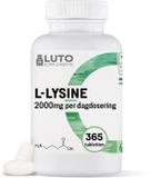 LUTO Supplements L-Lysine - 365 tabletten - 1000 mg per tablet