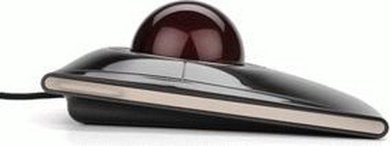 Kensington K72327US muis USB Type-A Trackball Zwart/Rood