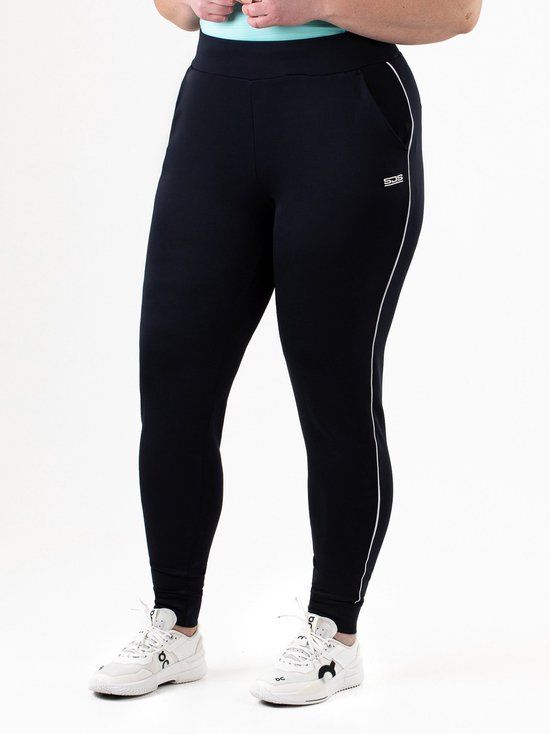 Sjeng Sports KYRSTEN PLUS Sportbroek Vrouwen - Tennis Broek Vrouwen - Dark Blue - Maat: 50