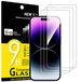 NEW'C Screen Protector voor iPhone 14 Pro Max, Gehard Glas | 3 Stuks, Transparant, 9H Hardheid, Krasbestendig, Zonder Bellen, HD Helder, Oleofobisch, Aanraakgevoelig