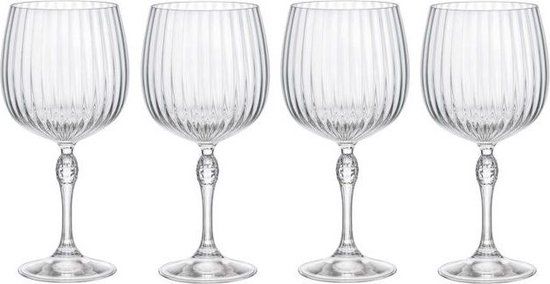 Bormioli America's Ginglas 74 Cl Set 4