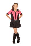 Wilbers Pink Police Child Costume - Size 128