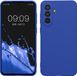 kwmobile hoesje geschikt voor Samsung Galaxy A56 5G - Hoesje voor smartphone - Precisie camera uitsnede - In Baltisch blauw