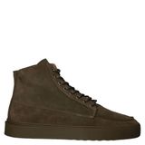 Blackstone RUBY EERO - ZIPPER - CG189 Walnut - Hoge sneaker - Heren - Dark brown - Suède - Maat 40