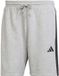 Adidas Essential 3-Stripes French Terry Shorts Heren Short Grijs