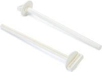 Beeztees Zitstokjes met houder - Plastic - Wit