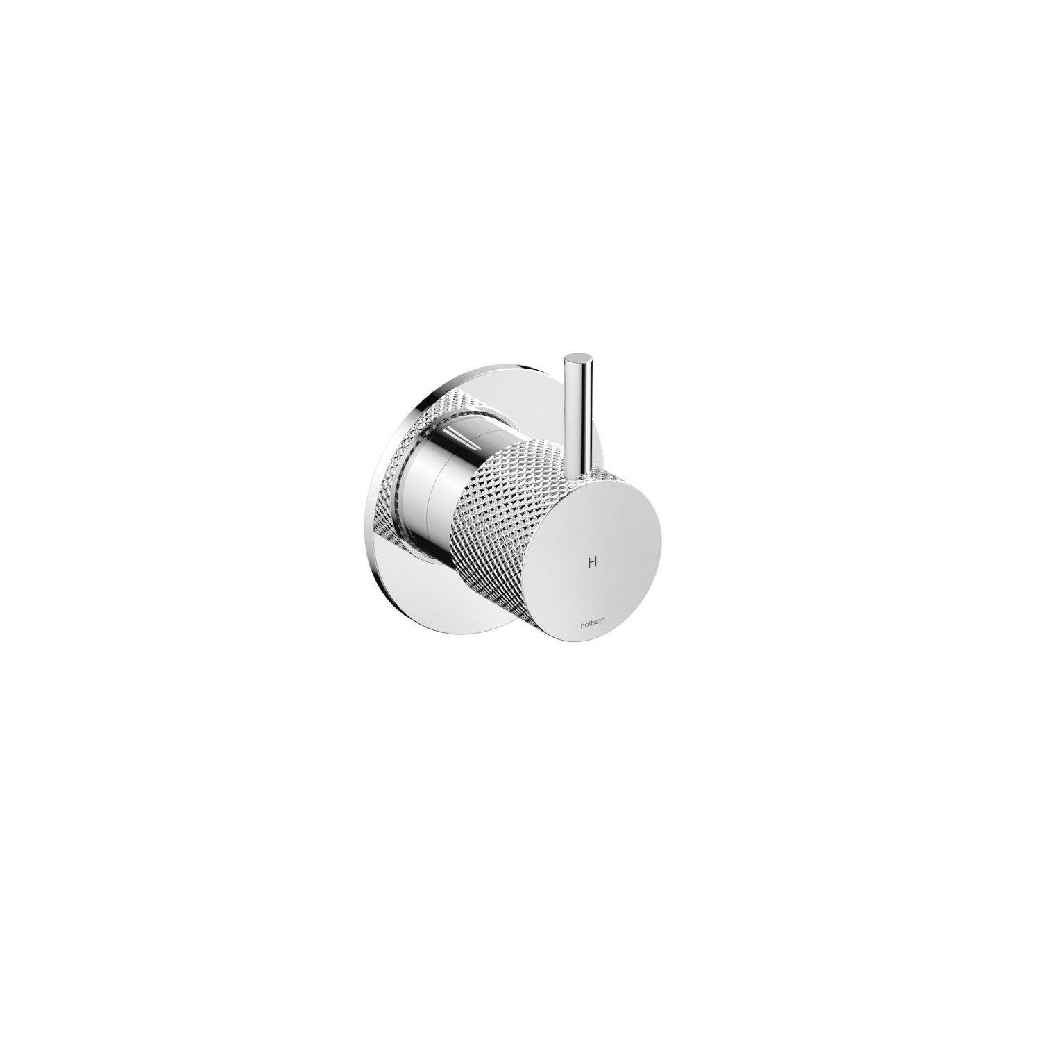 hotbath Cobber X CX010H inbouw stopkraan warm mat zwart