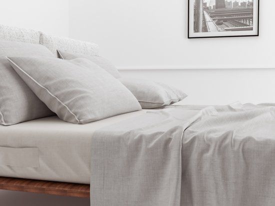 Zo!Home Laken 270 x 290 cm - Grijs/Zilver - Katoen