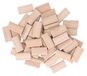 Bouchon 50 Pièces - Blocs en bois - Hêtre - Arrêt - Connexion - Conception plate