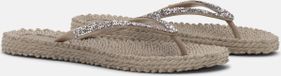 ILSE JACOBSEN Teenslipper 'CHEERFUL03G' lichtgrijs