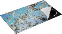 Chefcare Inductie Beschermer Dollarbiljetten in de Lucht - Geld - 89,6x51,6 cm - Afdekplaat Inductie - Kookplaat Beschermer - Inductie Mat