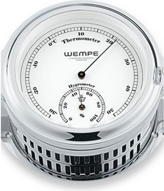 Wempe Wetterstationen Wempe Chronometerwerke Cup Bullaugen-Thermo- /Hygrometer CW180007