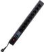 REV SupraGuard stekkerdoos, 9-voudige stekkerdoos met netfilter, overspanningsbeveiliging, lengte 3,8 m, antraciet