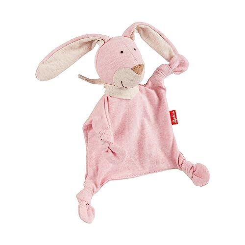 Sigikid 39837 knuffeldoek dierenkarakter haas, roze